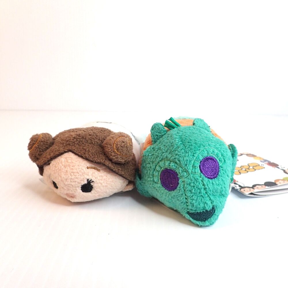 Star Wars Tsum Tsum Princess Leia & Greedo With Tags 3"